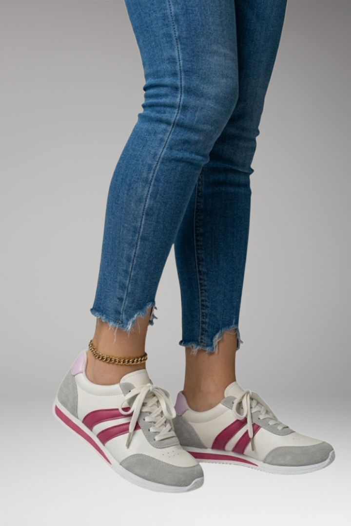 Women's Orthopedic Shoes with Breathable Upper and Soft Rubber Sole
