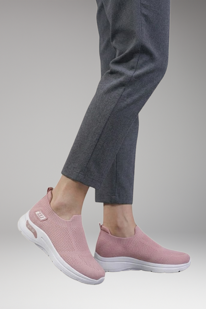 Women's Orthopedic Shoes with Shock-Absorbing Sole and Cushioned Insole