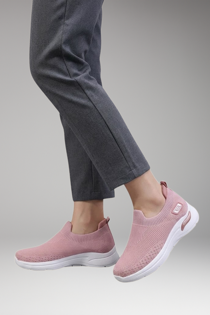 Women's Orthopedic Shoes with Shock-Absorbing Sole and Cushioned Insole