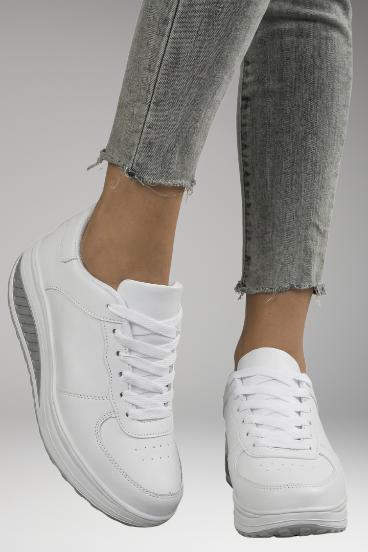 Women's Orthopedic Sneakers with Arch Support and Internal Wedges
