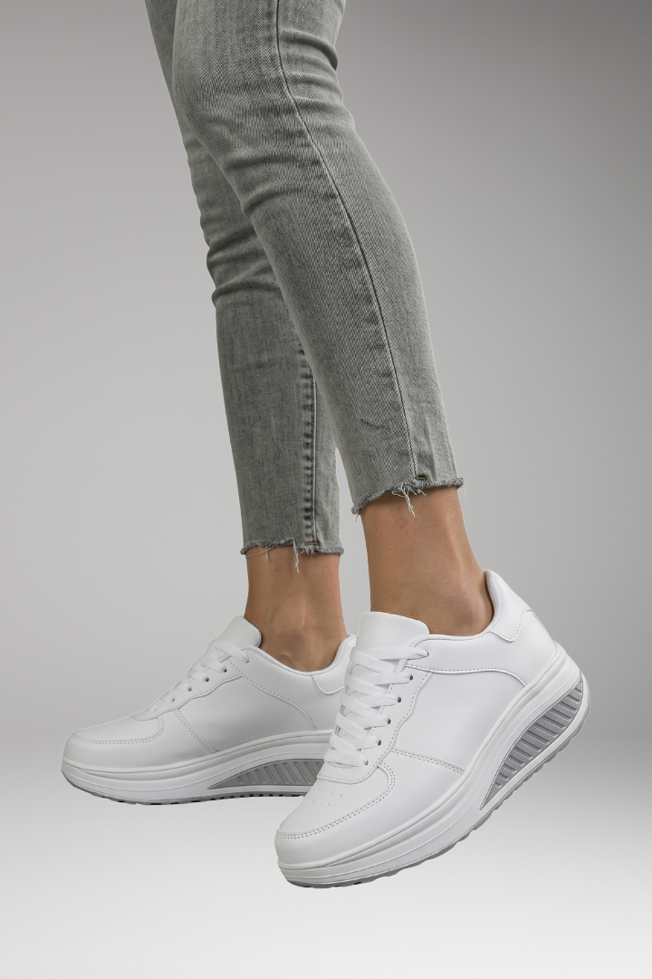 Women's Orthopedic Sneakers with Arch Support and Internal Wedges