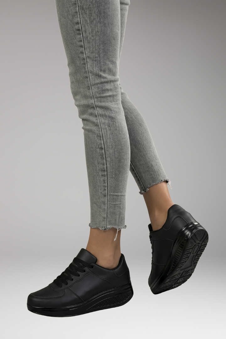 Women's Orthopedic Sneakers with Arch Support and Internal Wedges