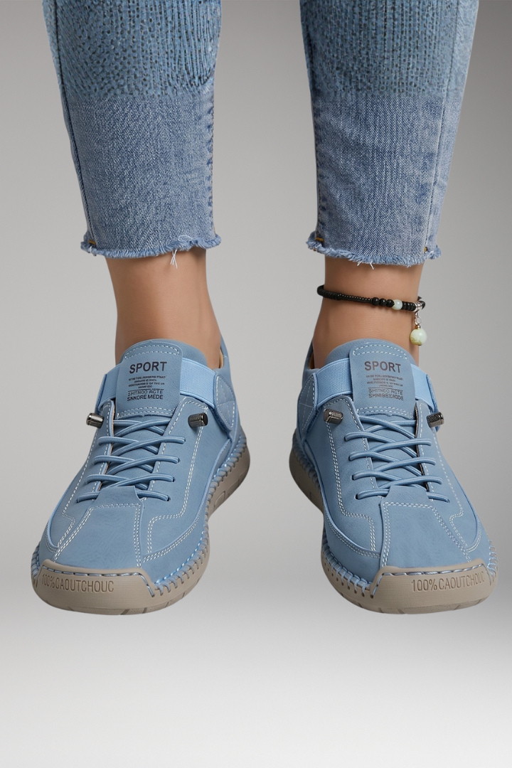 Women's Orthopedic Sneakers with Comfort Sole and Slip-On Design