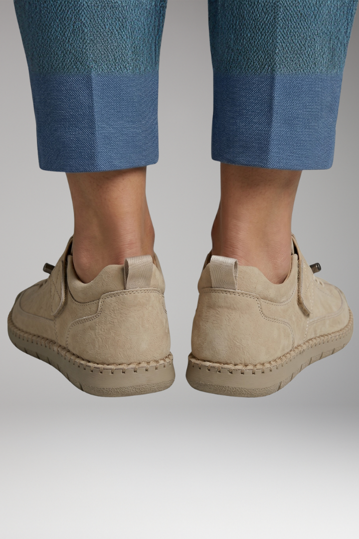 Women's Orthopedic Sneakers with Comfort Sole and Slip-On Design
