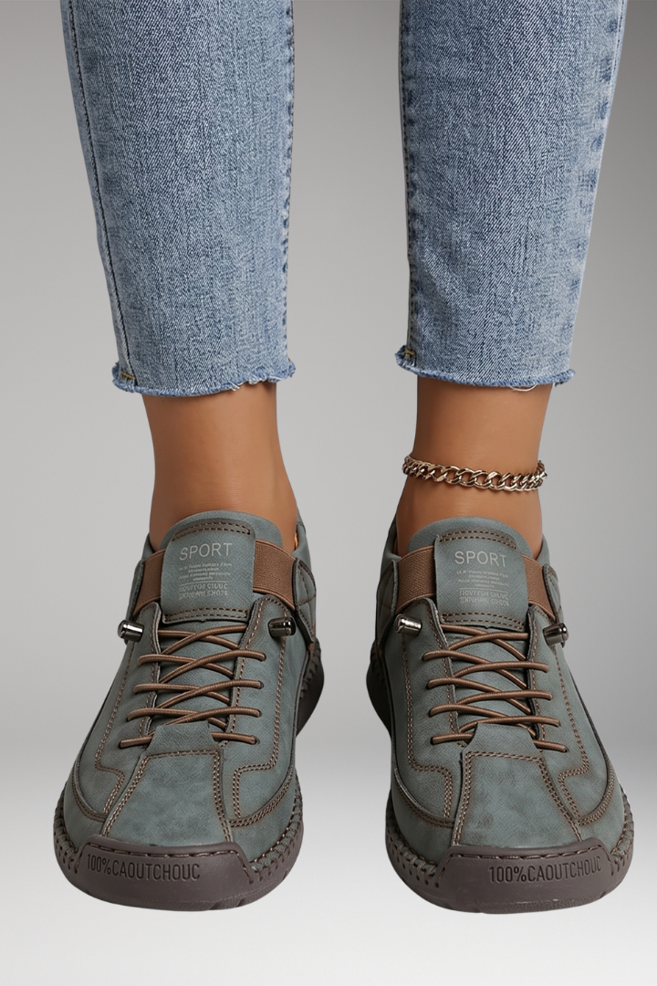 Women's Orthopedic Sneakers with Comfort Sole and Slip-On Design
