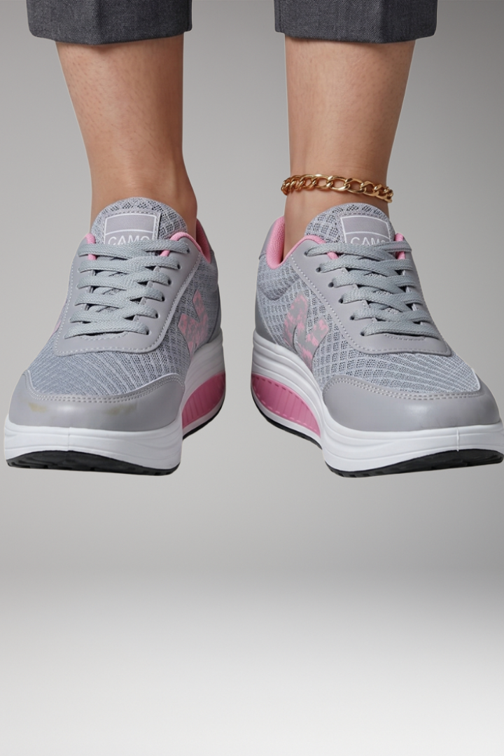 Women's Orthopedic Sneakers with Cushioned Sole and Breathable Upper