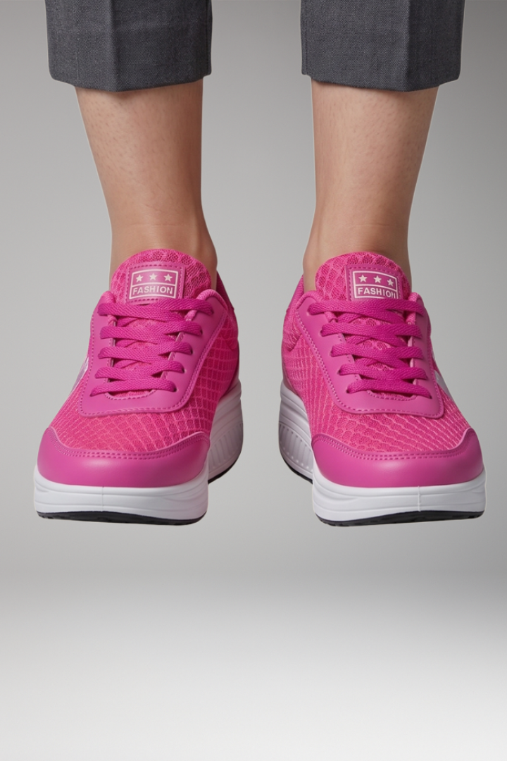 Women's Orthopedic Sneakers with Cushioned Sole and Breathable Upper