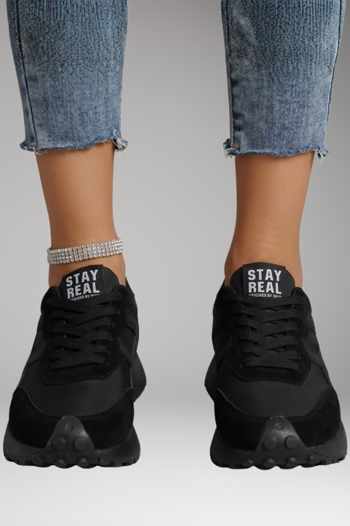 Women's Orthopedic Sneakers with Padded Insoles and Mesh Surface