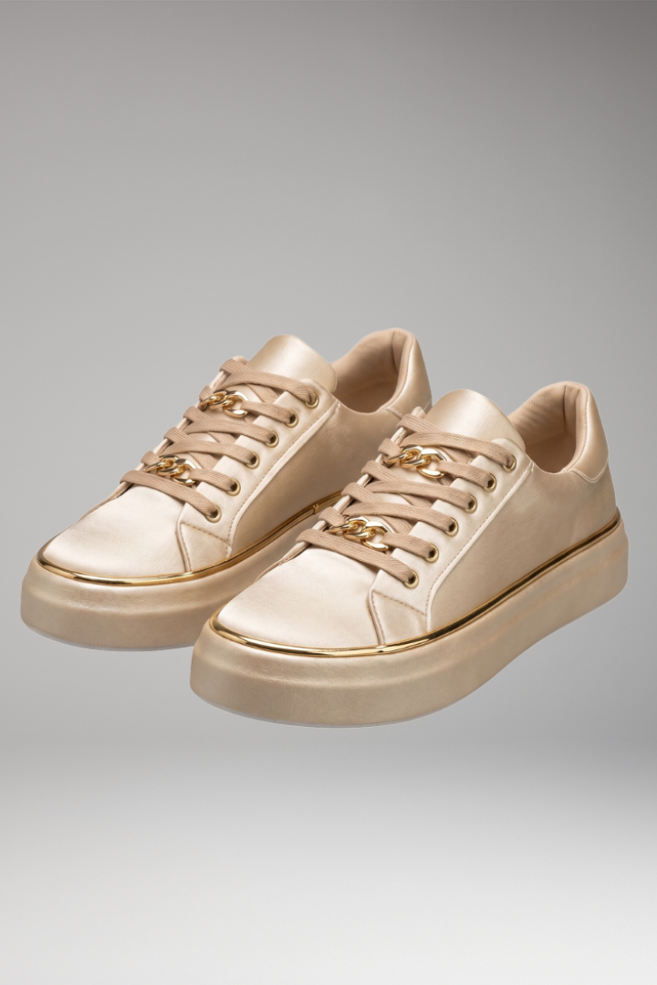 Women's Orthopedic Sneakers with Shock-Absorbing Soles and Secure Lace-Up Fit