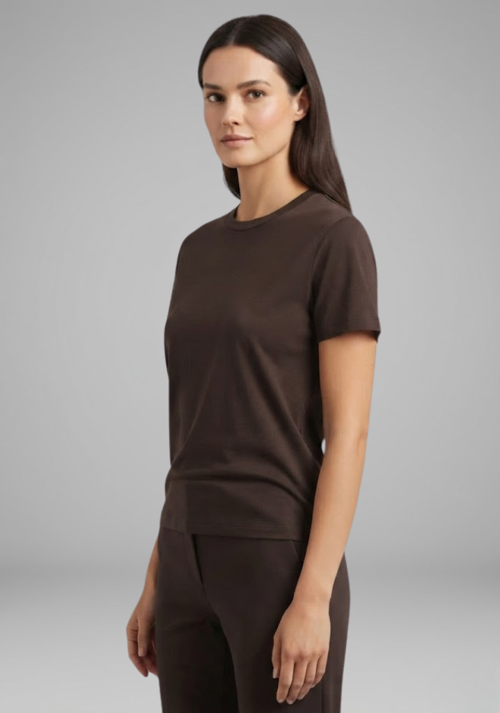 Women's Oversized T-Shirt with Round Neck and Short Sleeves