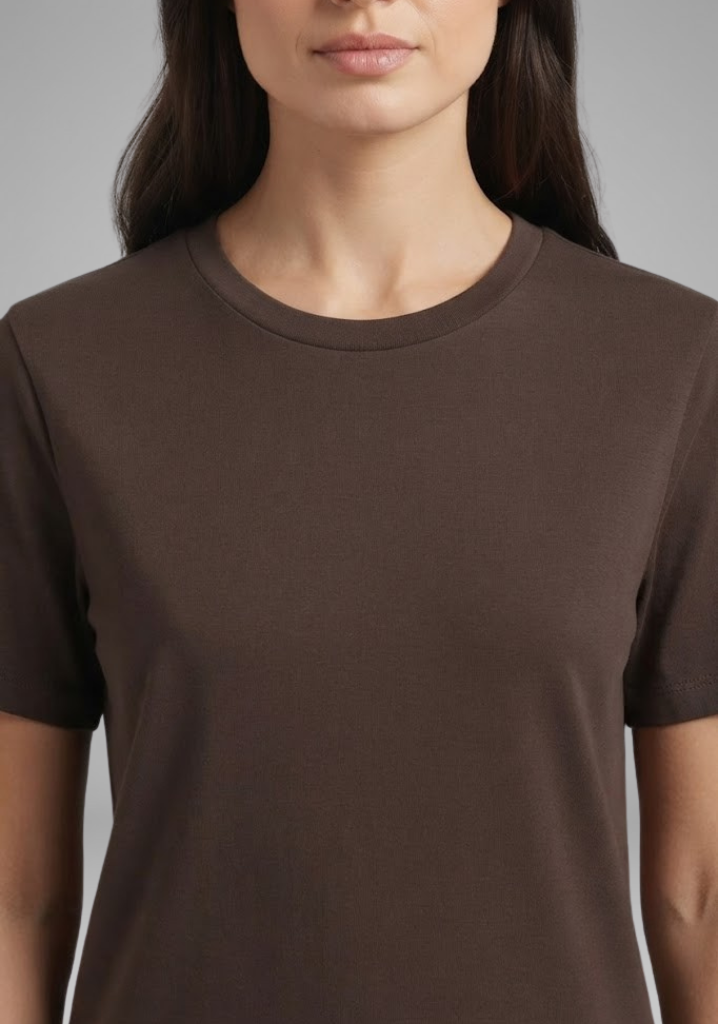 Women's Oversized T-Shirt with Round Neck and Short Sleeves