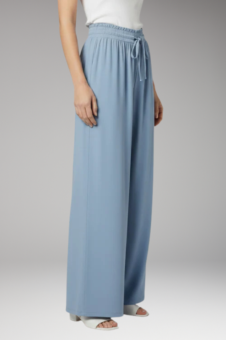 Women's Palazzo Trousers with Side Pockets