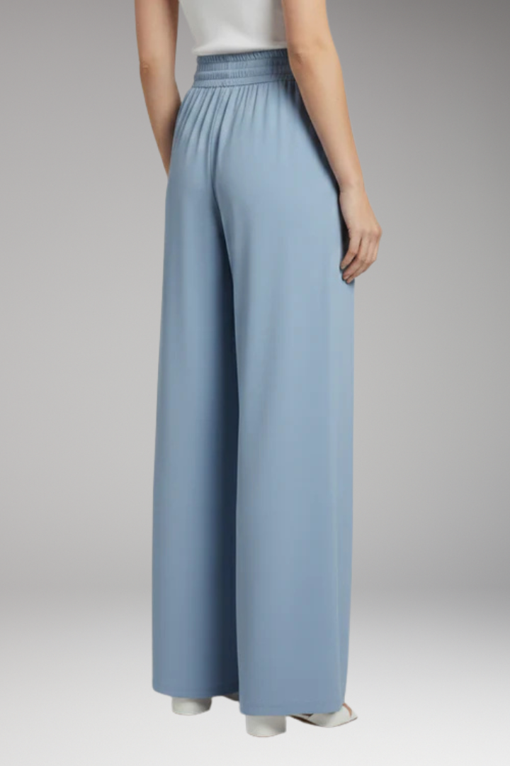 Women's Palazzo Trousers with Side Pockets