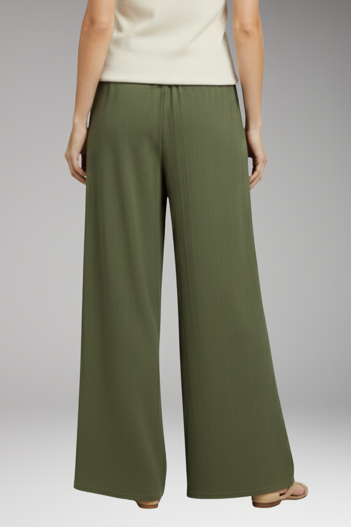 Women's Palazzo Trousers with Wide Legs