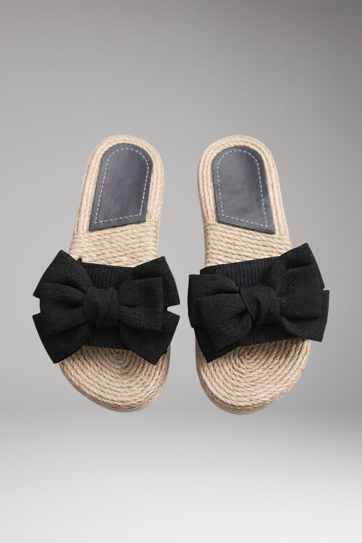 Women's Sandals with Bow Detail and Soft Footbed