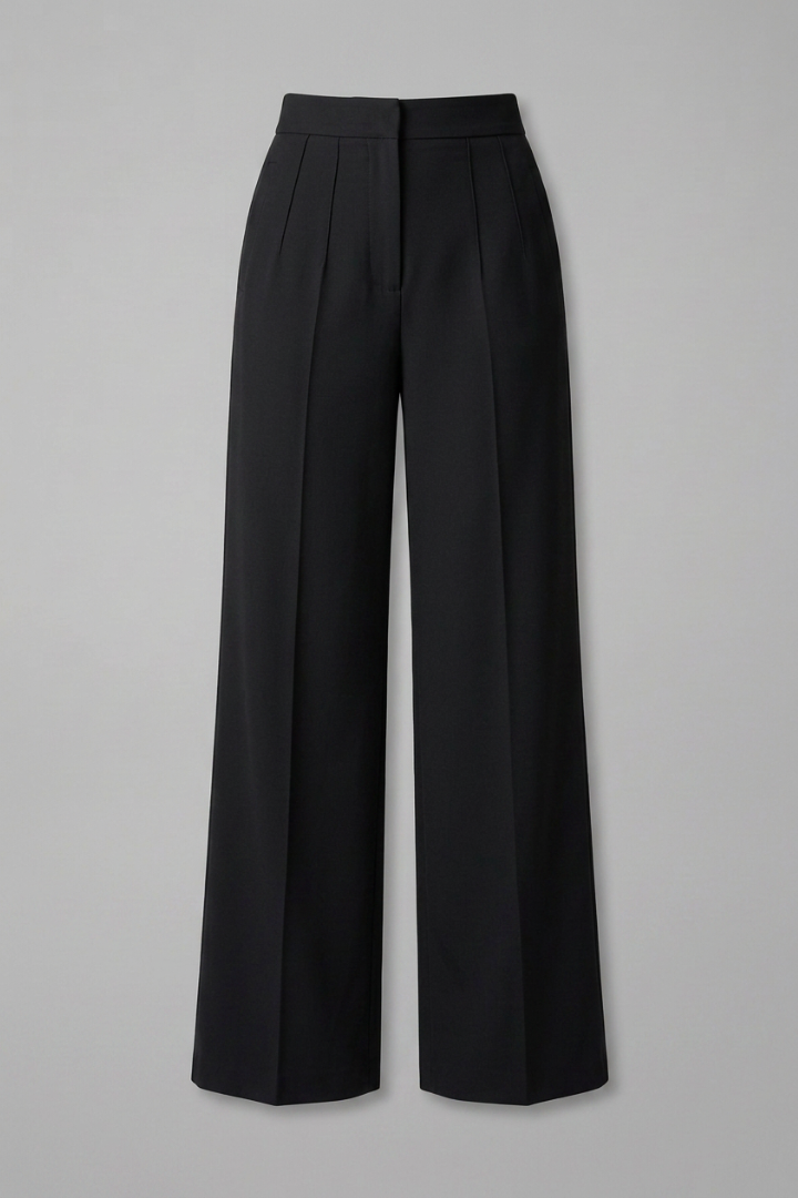 Women's Straight Pants with Crease-Free Surface