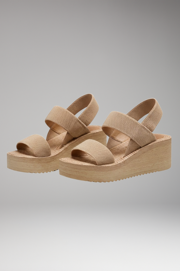 Women's Stylish Orthopedic Sandals with Ankle Strap and Thick Sole