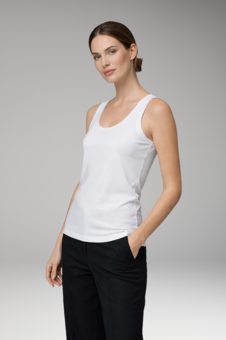 Women's Tank Top with Round Neckline