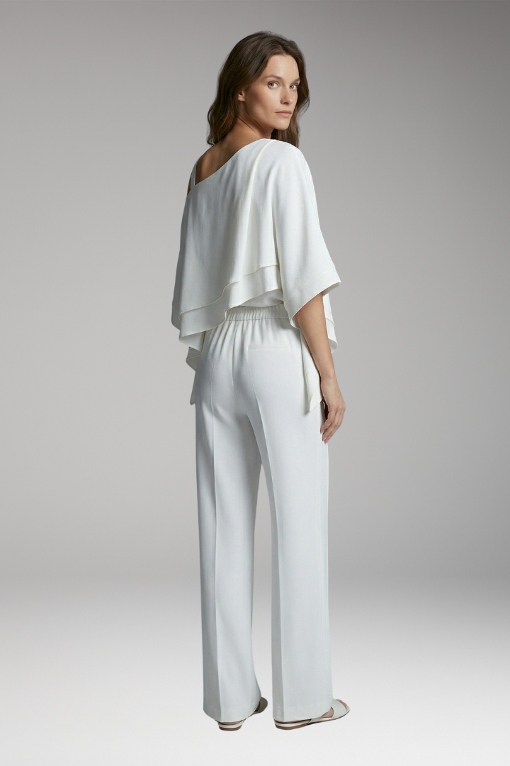 Women's Two'Piece Set with Off'Shoulder Top and Wide'Leg Pants