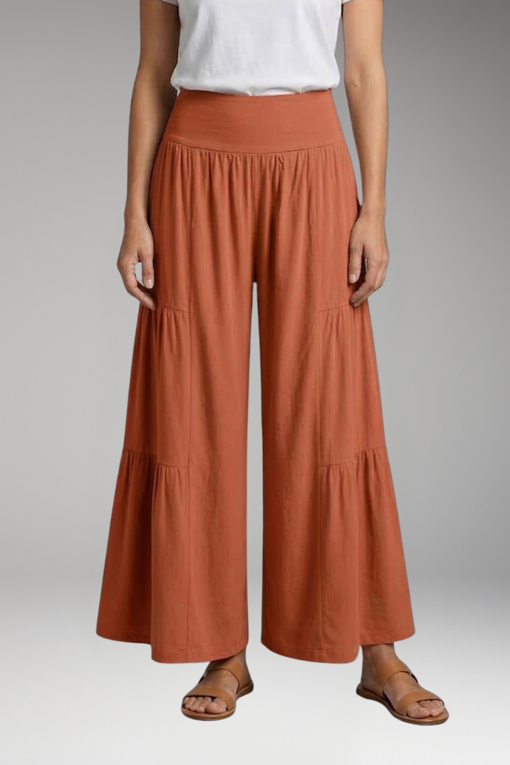 Women's Wide-Leg Trousers with High Waist for Everyday Wear