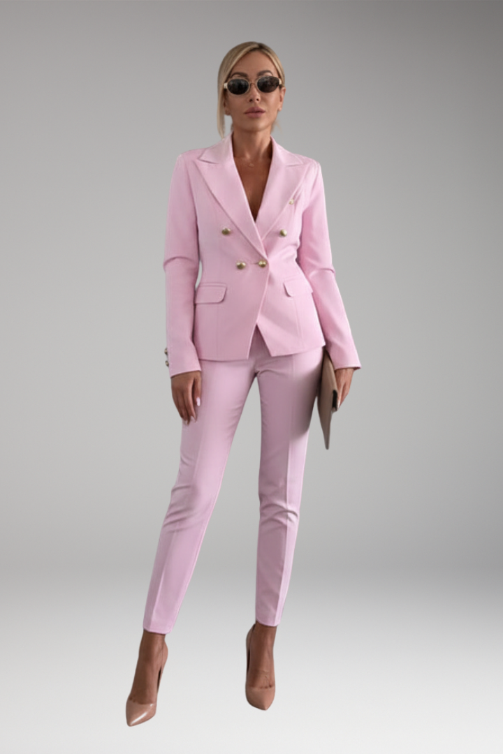 Women's Suit with Blazer and Straight Pants