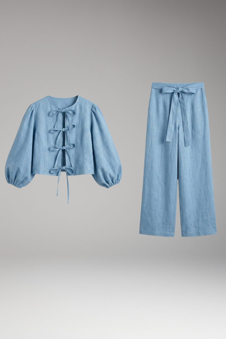 Women's co-ord set 2-piece co-ord set with High Waist for Spring