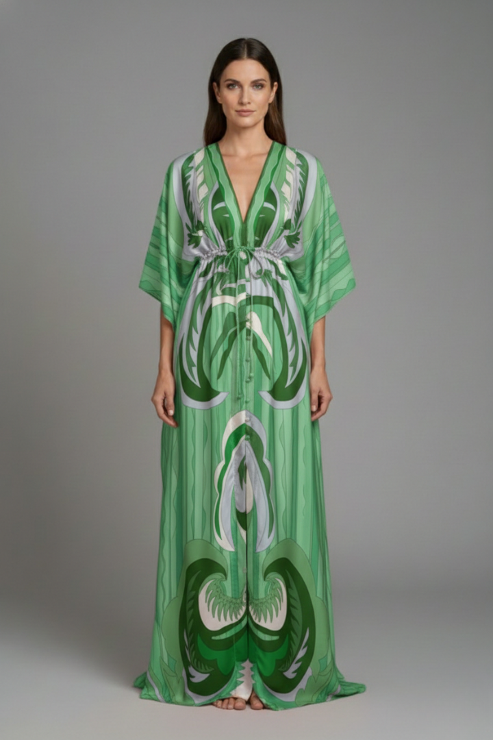 Women's Beach Dress with Sleek Design and Bright Colors