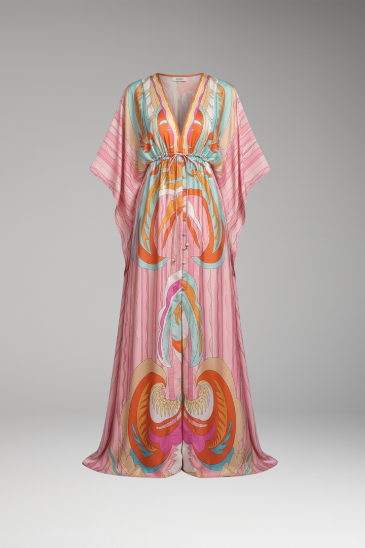 Women's Beach Dress with Sleek Design and Bright Colors