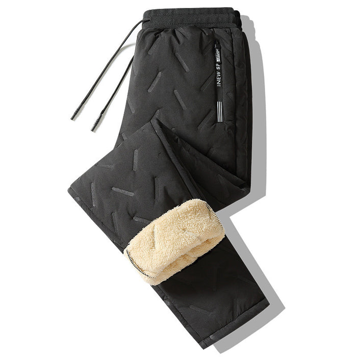 Tommy | Men's Lambswool Lined Thermal Pants with Zip Pockets