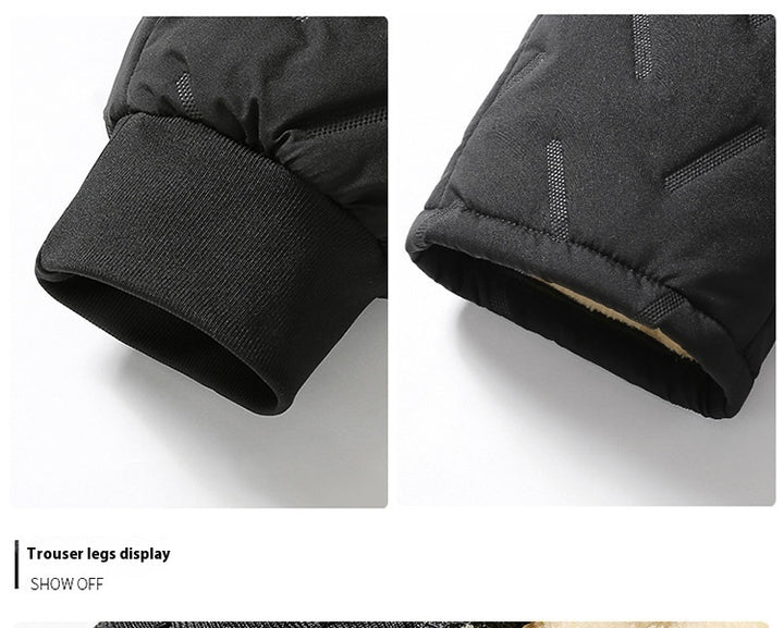 Men's lined thermal winter pants