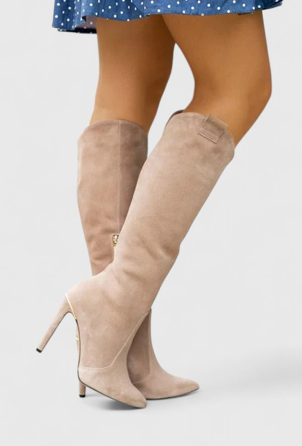 Women's Orthopedic Boots with Cushioned Insole and Side Zipper