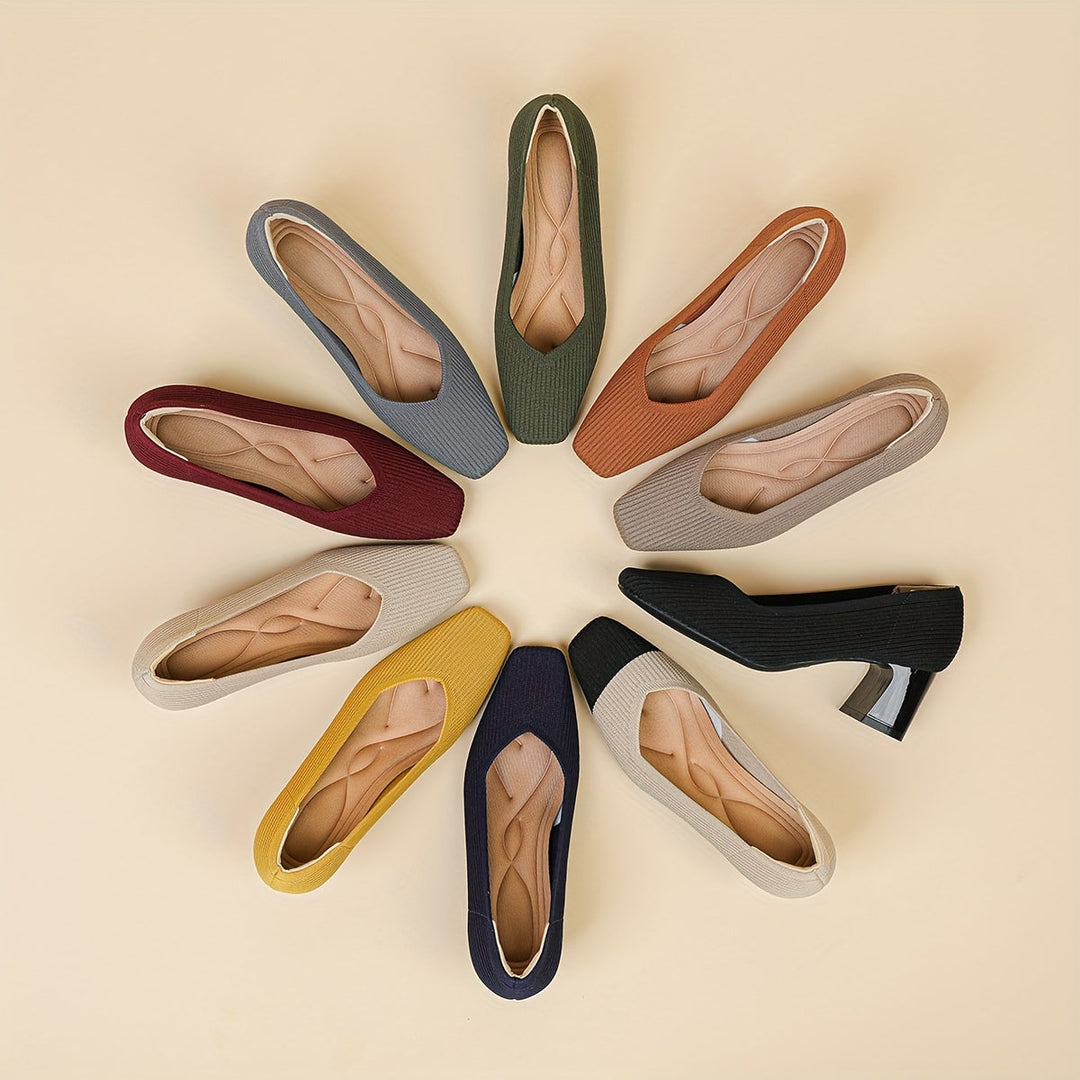 Women's Orthopedic Heels with Arch Support and Cushioned Sole