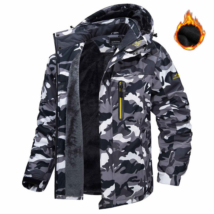 Hunter | Fleece-Lined Hooded Parka, Windproof and Water-Repellent