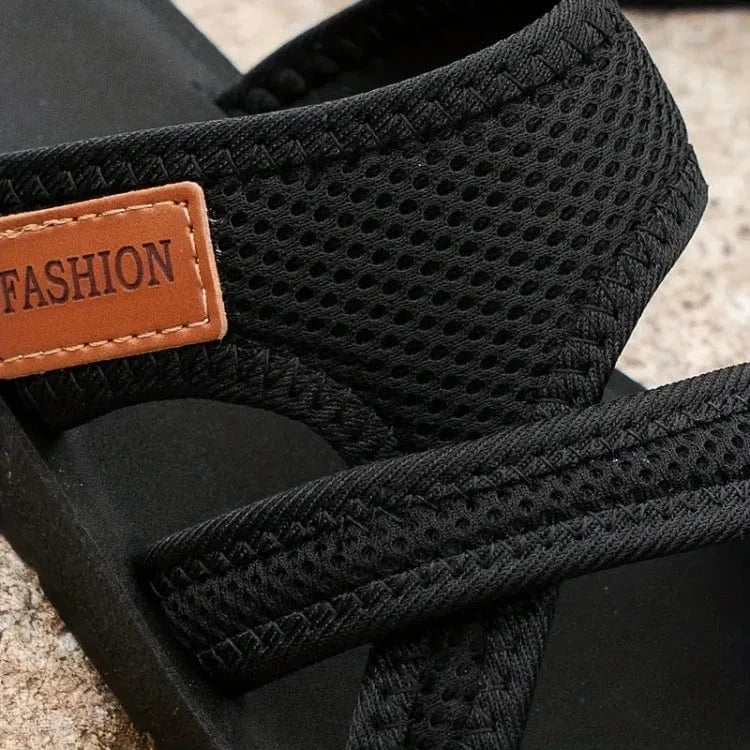 Women's Orthopedic Mesh Sandals with Breathable Comfort and Cushioned Heel