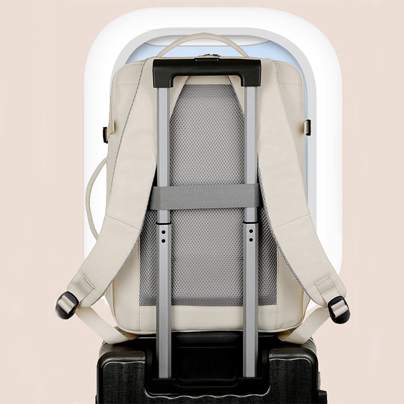 Large travel laptop backpack with many pockets