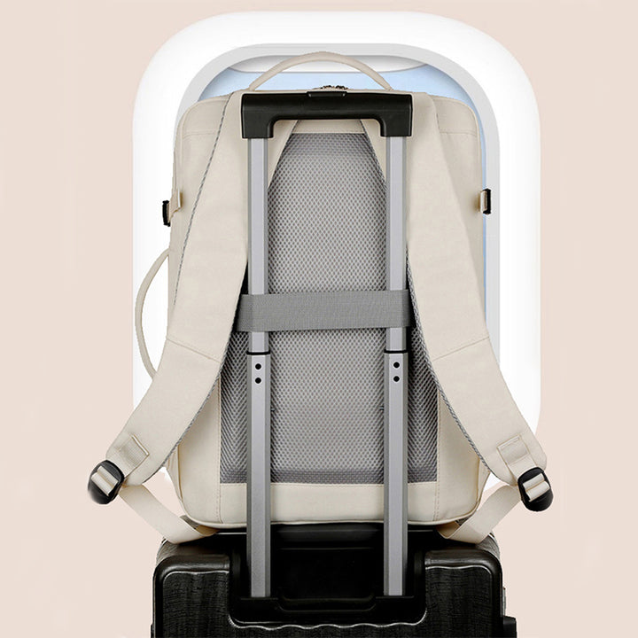 Large travel laptop backpack with many pockets