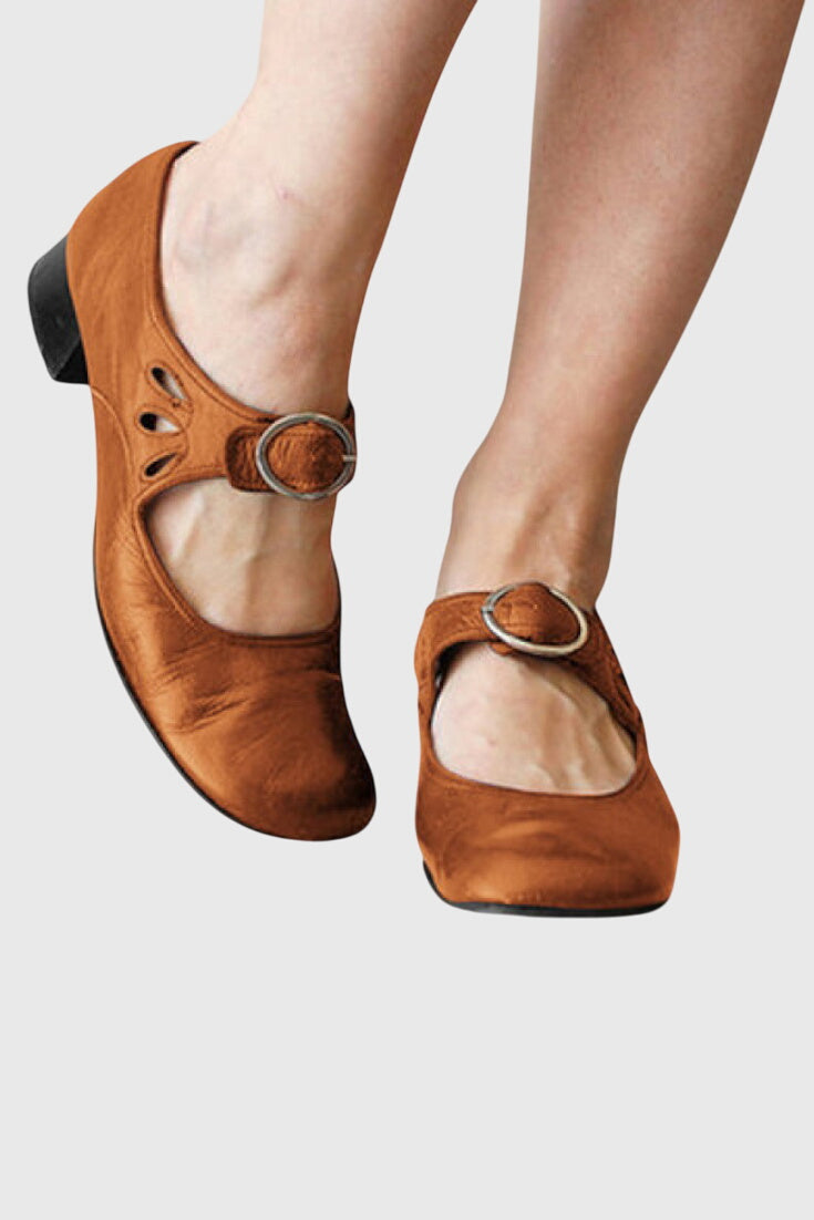 Women's Orthopedic Sandals with Arch Support and Adjustable Buckle