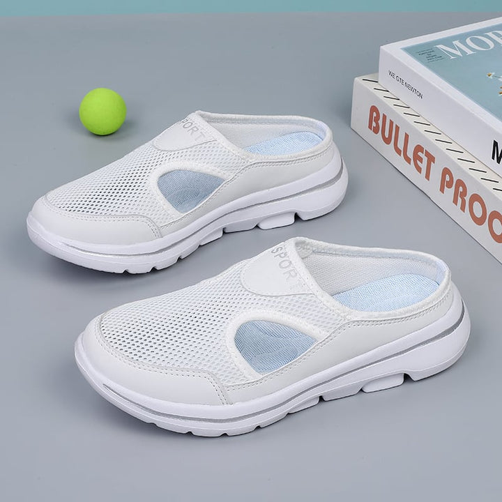 Men's Slippers with Orthopedic Sole and Adjustable Support