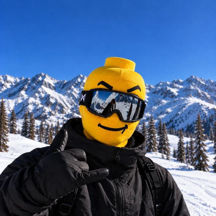 Savannah | Knit Ski Mask with Funny Printed Face