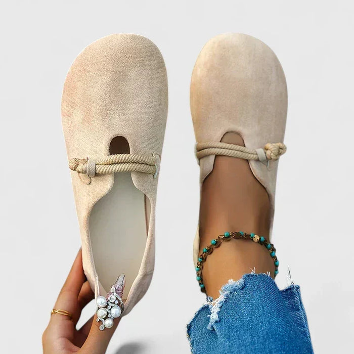 Women's Rope Lace Loafers with Orthopedic Comfort Support
