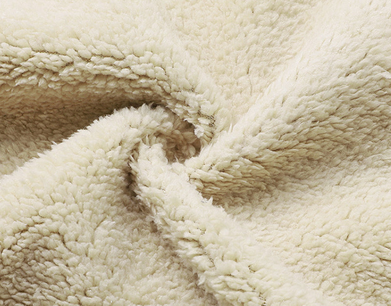 Men's sherpa lined zip hoodie