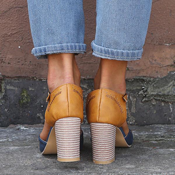 Women's Orthopedic Heels with Arch Support and Non-Slip Sole