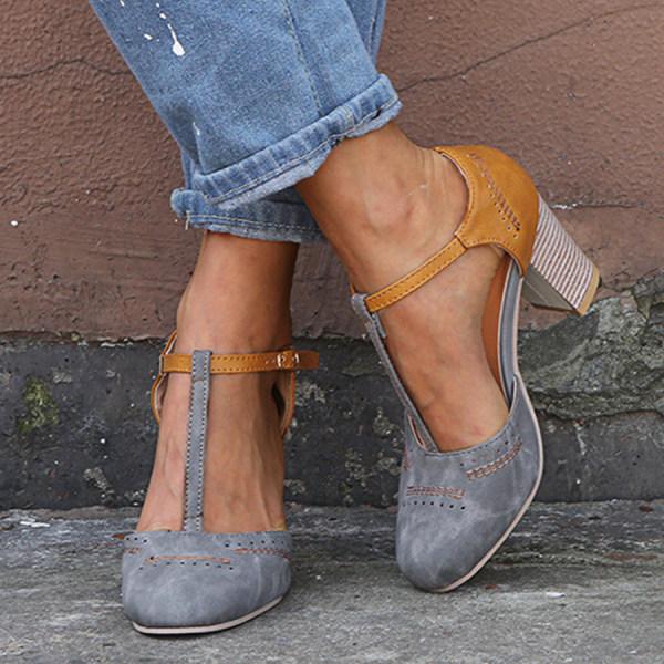 Women's Orthopedic Heels with Arch Support and Non-Slip Sole
