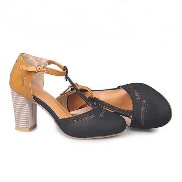 Women's Orthopedic Heels with Arch Support and Non-Slip Sole