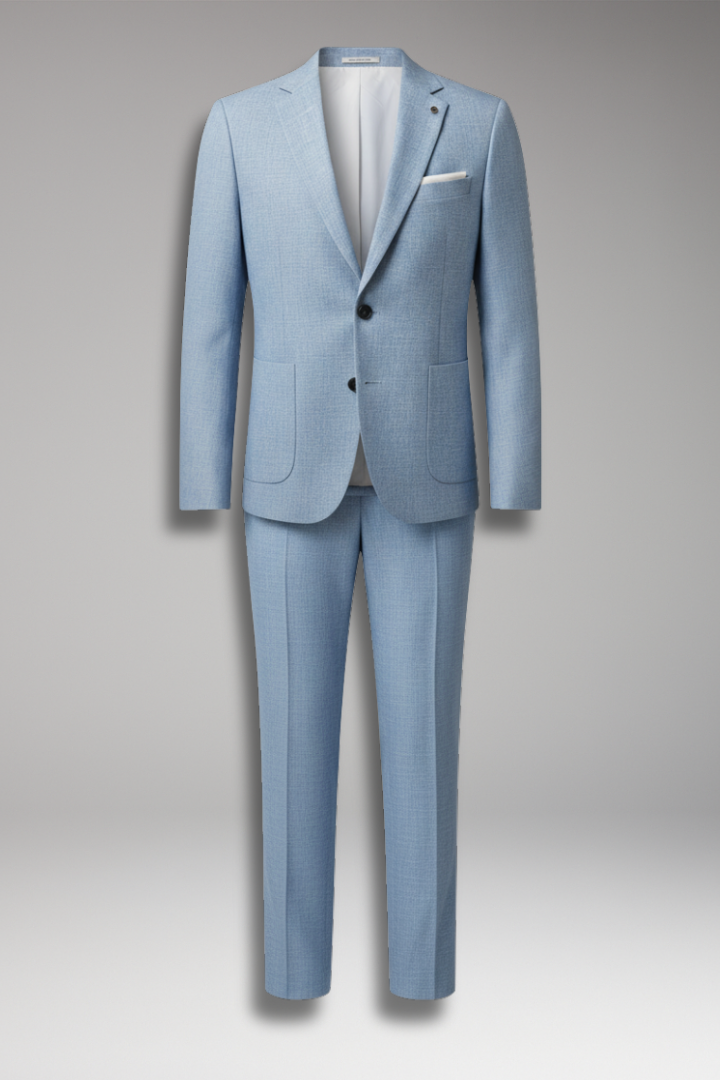 Men's Linen Suit with Jacket and Pants