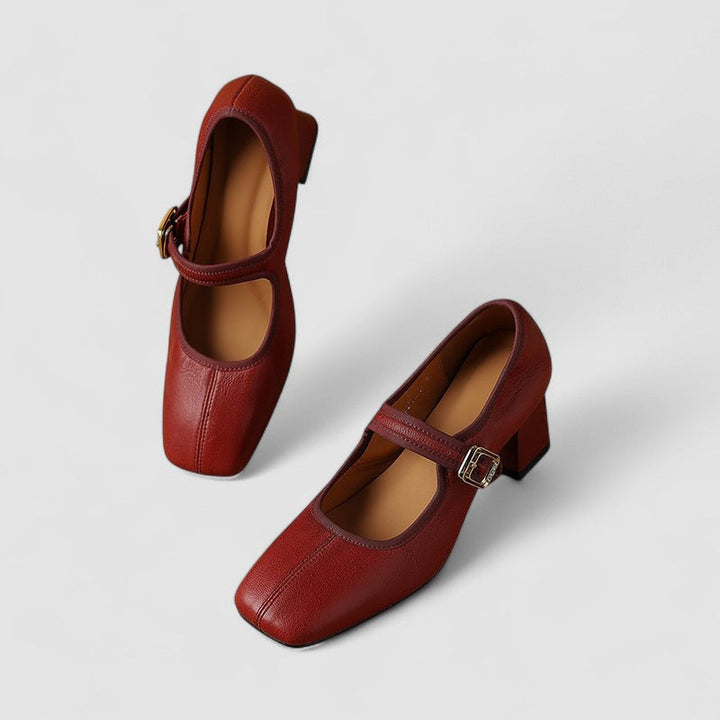 Women's Orthopedic Mary Jane Shoes with Cushioned Insole and Adjustable Strap