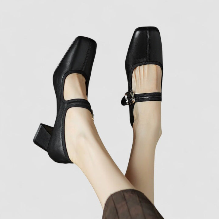 Women's Orthopedic Mary Jane Shoes with Cushioned Insole and Adjustable Strap