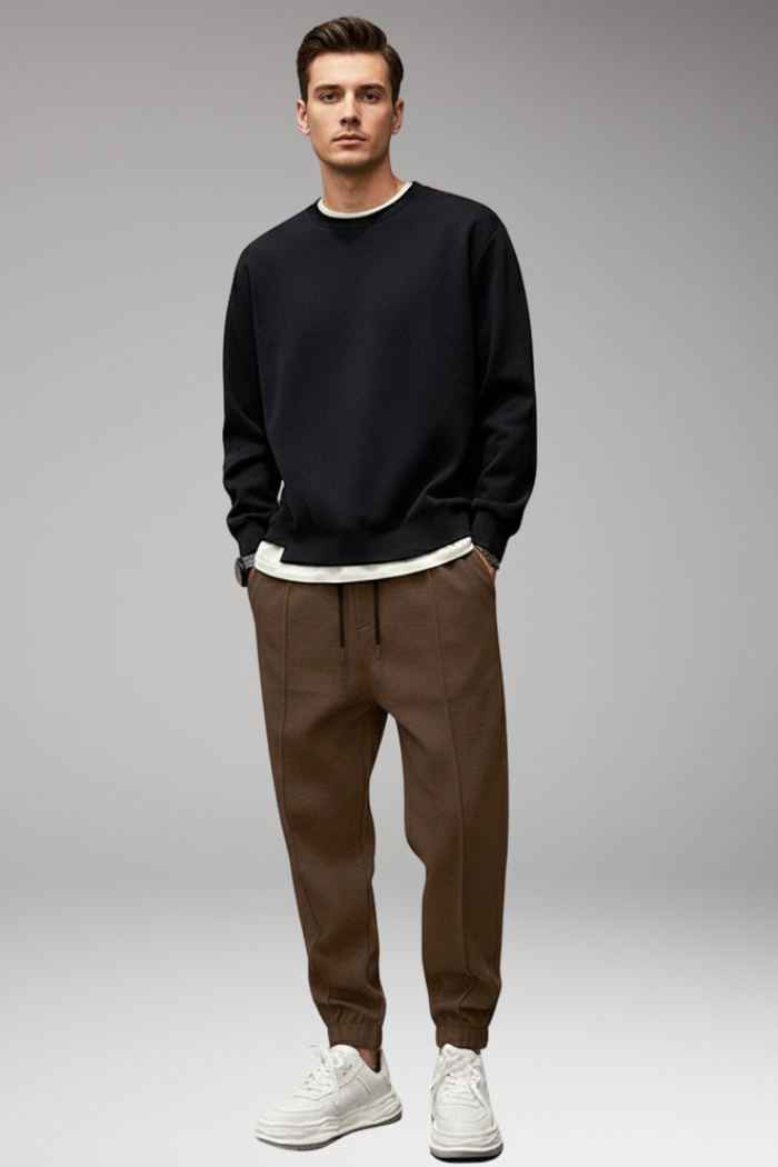 Men's Sports Trousers with Elastic Waist and Pockets