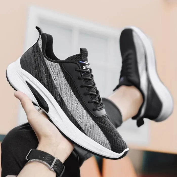 Men's Sneakers with Breathable Upper and Orthopedic Sole