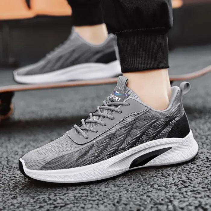Men's Sneakers with Breathable Upper and Orthopedic Sole